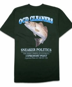 Sneaker Politics Latest Politics X OCD Cleaners Charters Tee - Green