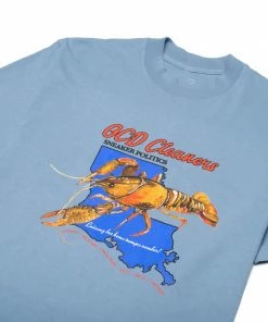 Sneaker Politics Latest Politics X OCD Cleaners Crawfish Tee - Powder Blue