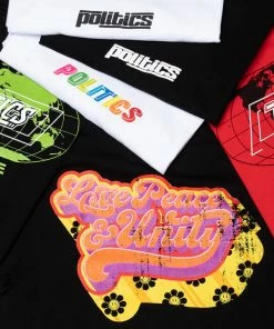 Sneaker Politics Politics Worldwide Tee - Black/Green Latest