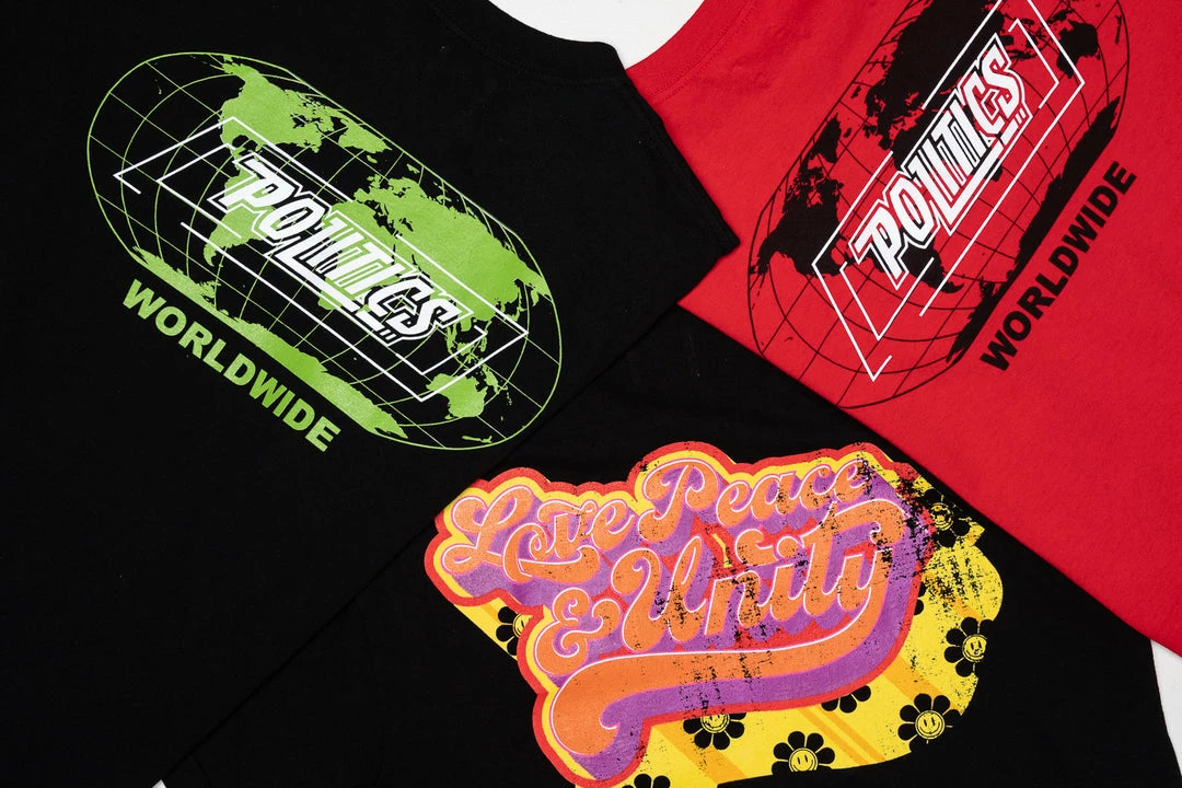 Sneaker Politics Latest Politics Worldwide Tee - Red/Black 3 Sneaker Politics Latest Politics Worldwide Tee - Red/Black