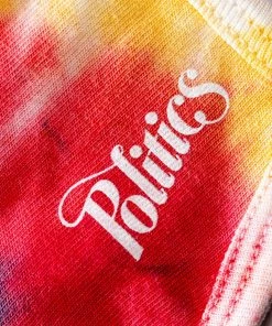 Sneaker Politics Politics Script Mask - Tie Dye Latest