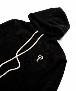 Sneaker Politics Politics Lux Corduroy Hoodie - Black Latest