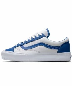 Vans Vault Style 36 Vlt Lx (Leather) - Nautical Blue/True White