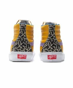 Vans Vault Sk8-Hi Reissue Lx (Leather/Suede) - Golden Brown/Animal Print