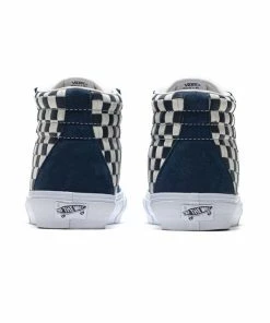 Vans Vault Style 38 Vlt Lx (Leather/Woven) - Dress Blue/White