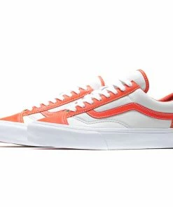 Vans Vault Style 36 Vlt Lx (Leather) - Orange/True White
