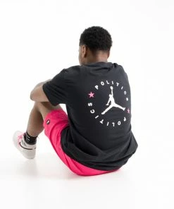 Jordan Brand Jordan X Politics 5/10 Tee - Black Latest