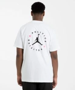 Jordan Brand Jordan X Politics 5/10 Tee - White Latest