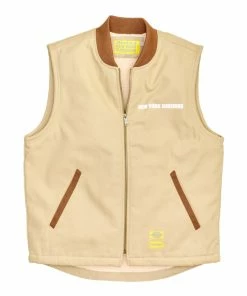 Dickies X New York Sunshine Sherpa Lined Duck Vest - Desert Sand Duck/Timber
