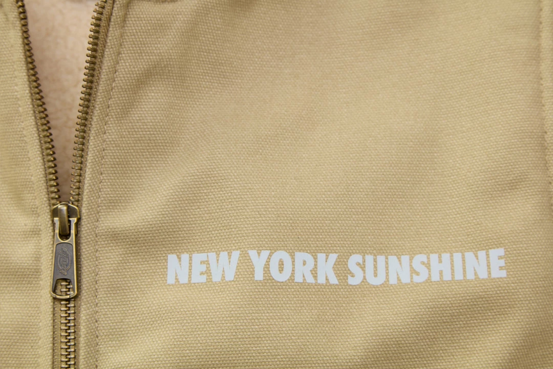 Dickies X New York Sunshine Sherpa Lined Duck Vest - Desert Sand Duck/Timber 5 Dickies X New York Sunshine Sherpa Lined Duck Vest - Desert Sand Duck/Timber