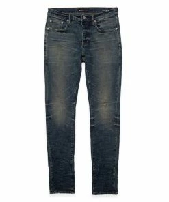Purple Brand Slim Fit Jeans - Tinted Mid Indigo