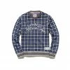 Todd Snyder X Converse PO Plaid Crew - Indigo