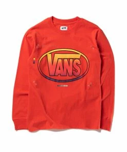 Vans Vault X LQQK L/S Tee - Bright Orange