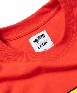 Vans Vault X LQQK L/S Tee - Bright Orange