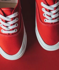 Vans Vault OG Authentic LX - Red/White Latest