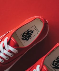 Vans Vault OG Authentic LX - Red/White Latest