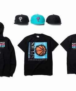 Sneaker Politics Latest Politics X San Antonio Spurs Basketball Tee - Black 13 Sneaker Politics Latest Politics X San Antonio Spurs Basketball Tee - Black