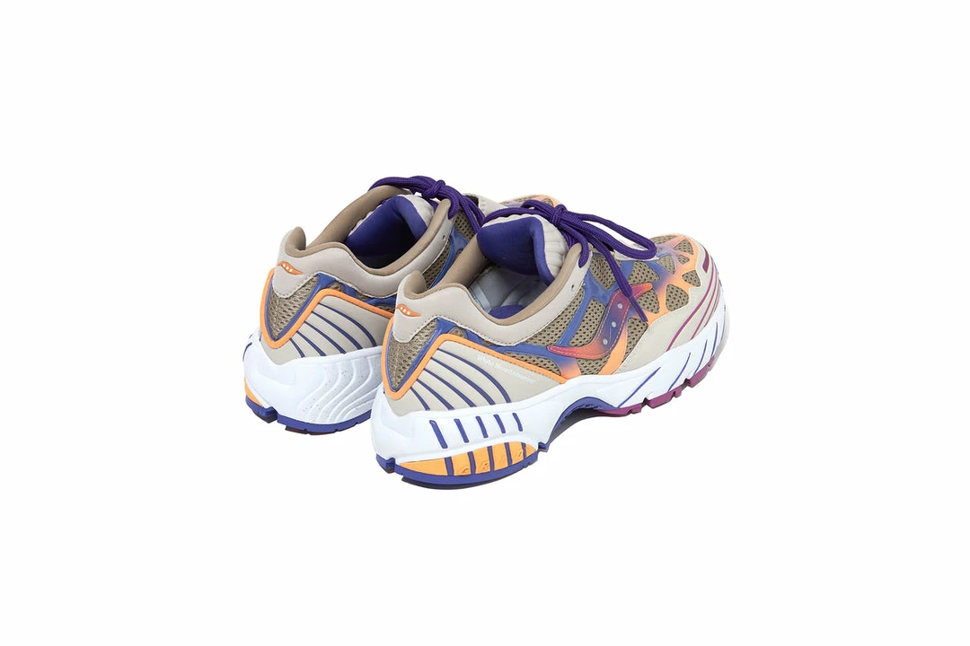 Saucony X White Mountaineering Grid Web - Tan/Orange/Purple 2 Saucony X White Mountaineering Grid Web - Tan/Orange/Purple