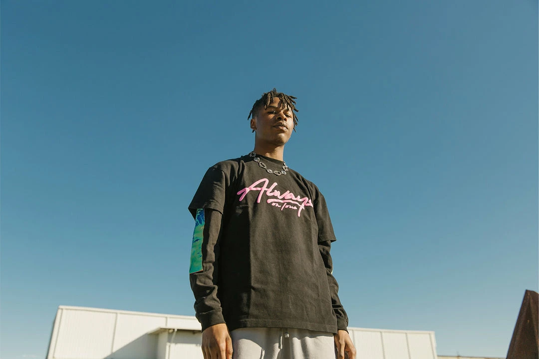 Always On Tour AOT 'AOT Script' Logo Tee - Black Latest