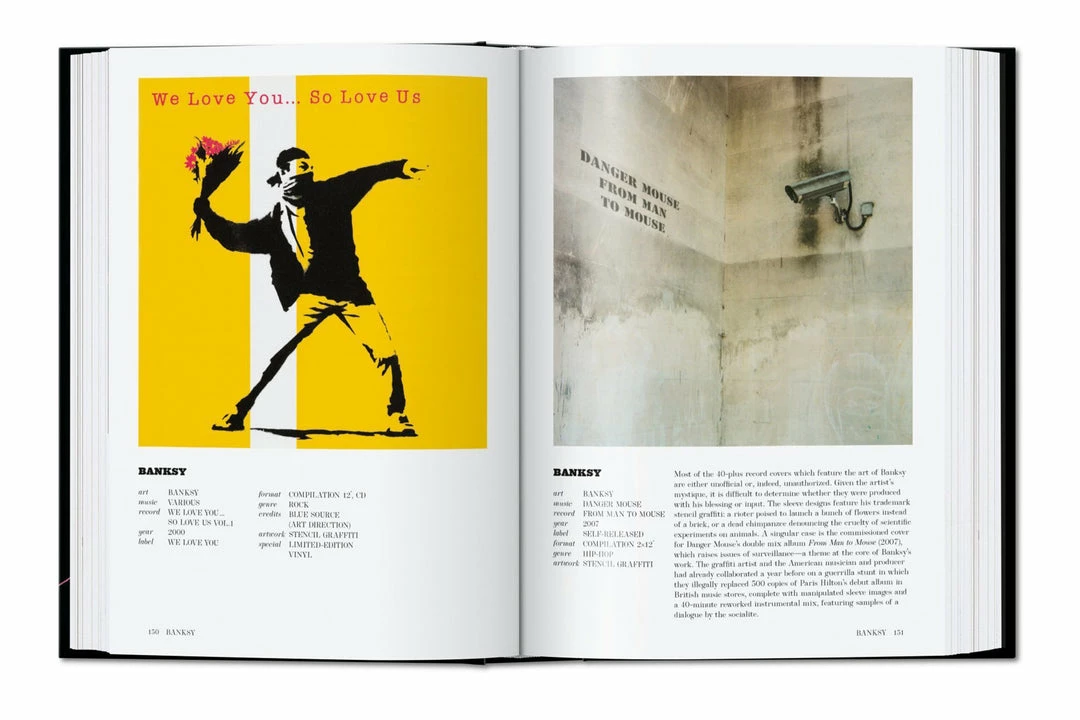 Taschen Art Record Covers - 40th Edition Taschen Books