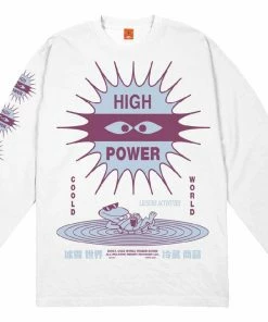 Cold World High Power L/S Tee - White