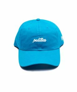 Sneaker Politics Latest Politics Classic Script Dad Hat - Sunwash Blue