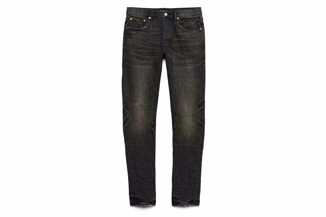 Purple Brand Mid Rise Slim Jean - Black One Year 1 Purple Brand Mid Rise Slim Jean - Black One Year