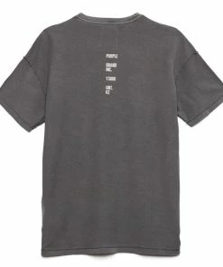Purple Brand Down And Out Tee - Charcoal