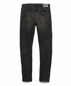 Purple Brand Mid Rise Slim Jean - Black One Year