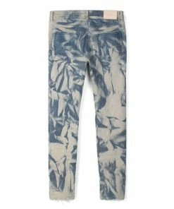 Purple Brand Slim Fit Jeans - Blue Fatigue Marble