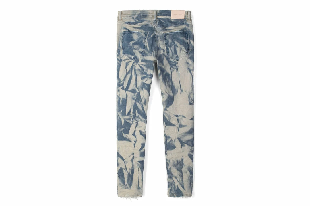 Purple Brand Slim Fit Jeans - Blue Fatigue Marble 2 Purple Brand Slim Fit Jeans - Blue Fatigue Marble