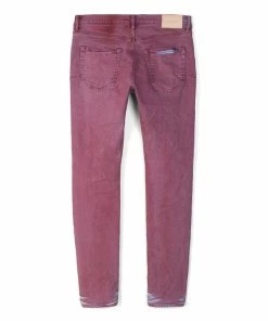 Purple Brand Slim Fit Jeans - Coral Light Spray