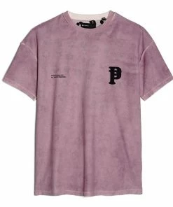 Purple Brand Inner Monogram Print Tee - Orchid Spray