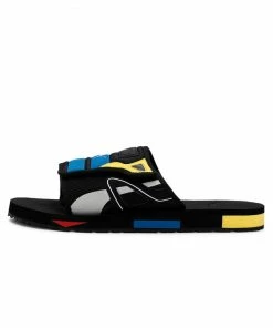 Puma Mirage Mox Sandal - Black/Poppy Red